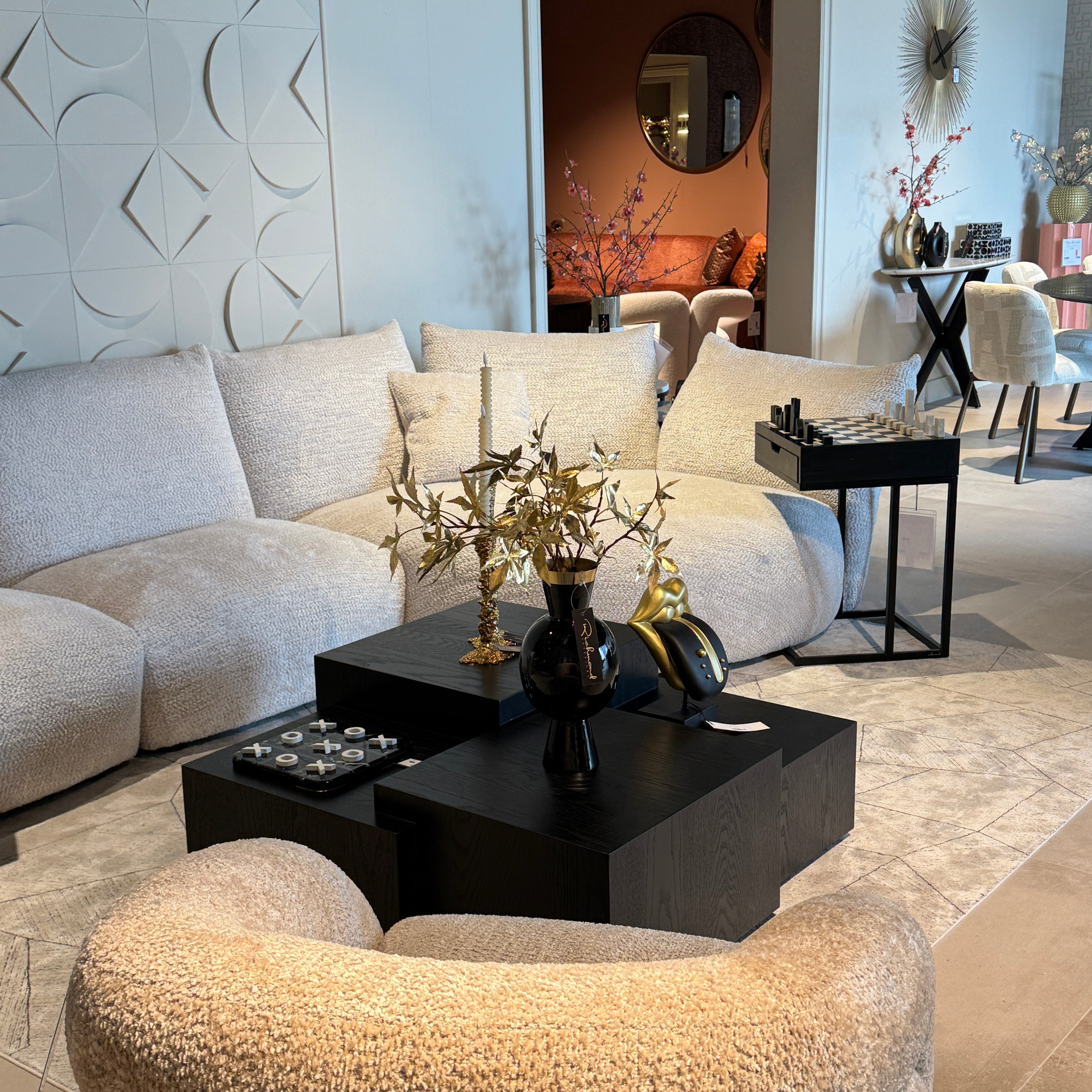 Richmond Interiors Sofa Loyd lovely cream (Be Lovely 11 Cream) 4-Sitzer Sofa Richmond Interiors