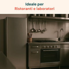 Congelatore Verticale a 6 Cassetti 180L 54x54x142 cm Statico Grigio