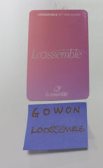 Gowon (Of LOOSSEMBLE) "LOOSSEMBLE" - Fansign Event Winner Photocard [23.10.30] - HALLYUSUPERSTORE