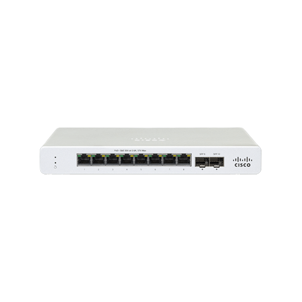 Meraki MS130-8P Cloud Managed 8GE 120W PoE Switch