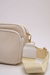 Borsa a tracolla in velluto