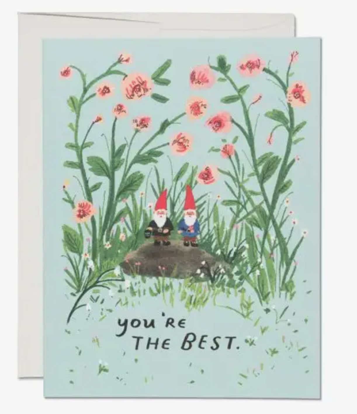 You're The Best - Holt x Palm -  Blank inside. 100lb heavyweight card stock. Offset printed. 4.25 x 5.5 inches. Printed in Los Angeles, California, USA, on recycled paper.