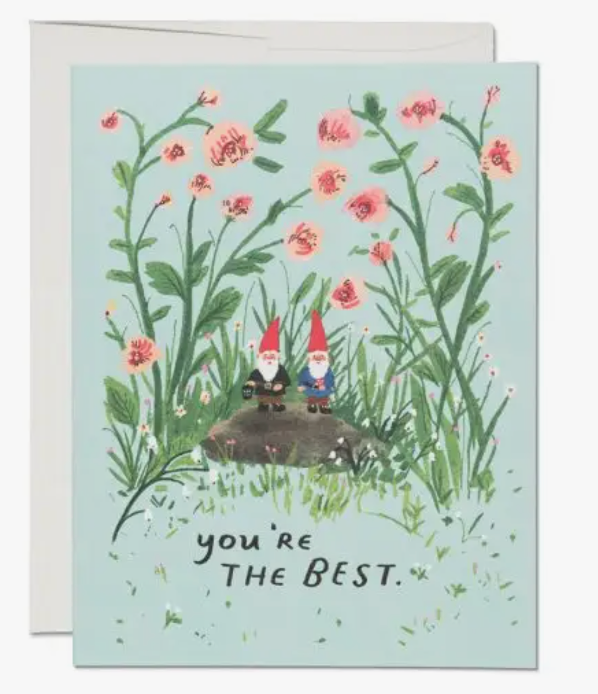 You're The Best - Holt x Palm -  Blank inside. 100lb heavyweight card stock. Offset printed. 4.25 x 5.5 inches. Printed in Los Angeles, California, USA, on recycled paper.