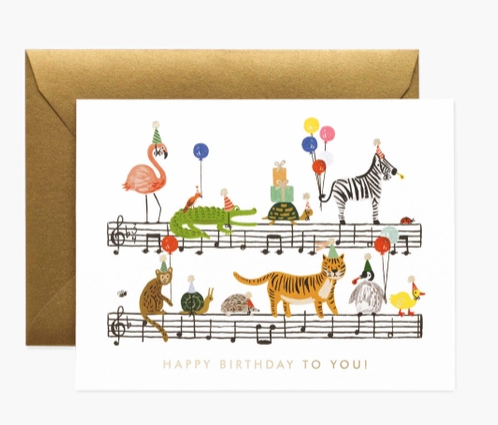 Happy Birthday Song Card