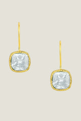 ASHIANA Lois Earrings | Clear Glass