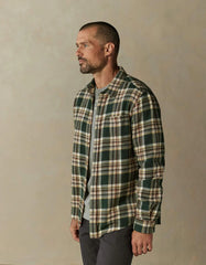 Louis Heavyweight Flannel Overshirt in Elmwood Plaid from The Normal Brand.