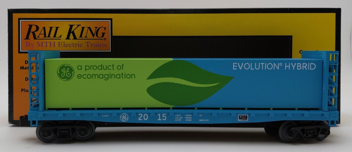 MTH 30-76614 General Electric Bulkhead Flatcar with Lumber Load