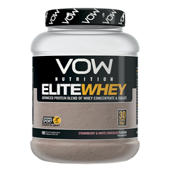 VOW Nutrition Elite Whey 900g Strawberry & White Chocolate