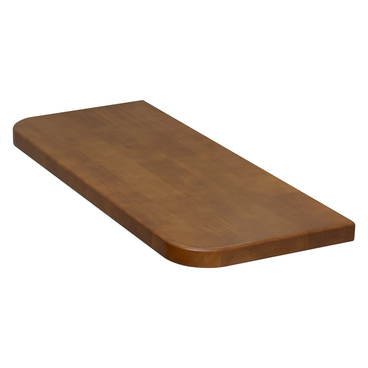 Tura Ensuite 900mm x 380mm x 40mm Timber Vanity Top, Dark Oak