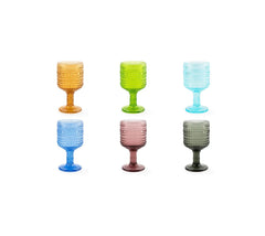 Set 6 Calici Multicolor Aurora - Excelsa