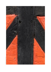 Plakat med bindingsværk