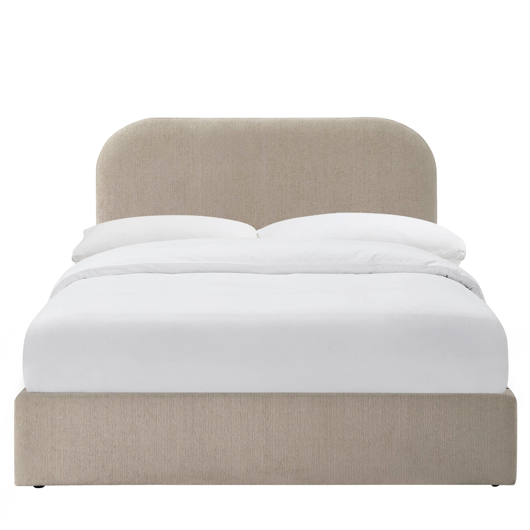 Aintree Ottoman Storage Bed - Textured Oatmeal - DUSK