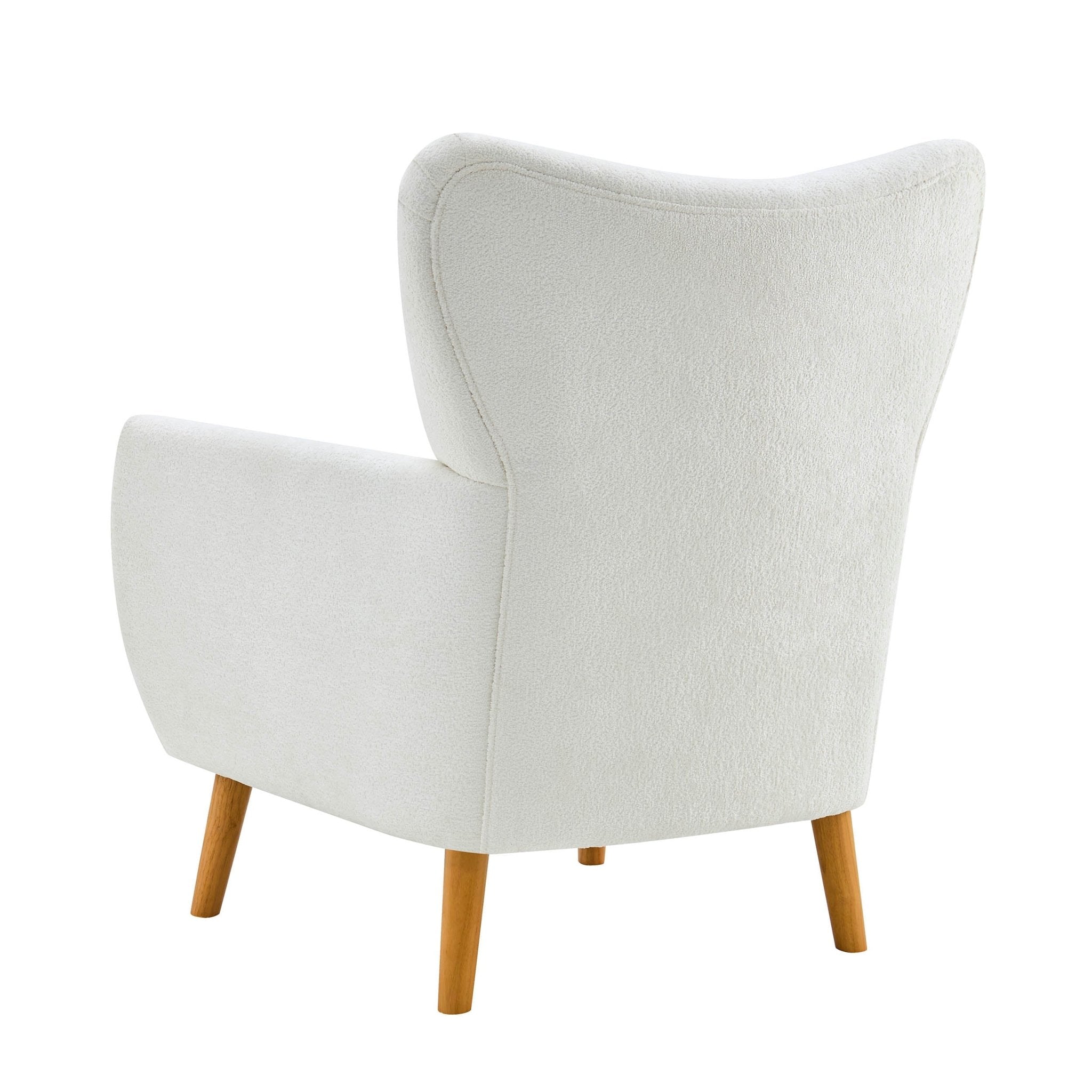 Alia Accent Chair - Chenille Ecru - DUSK