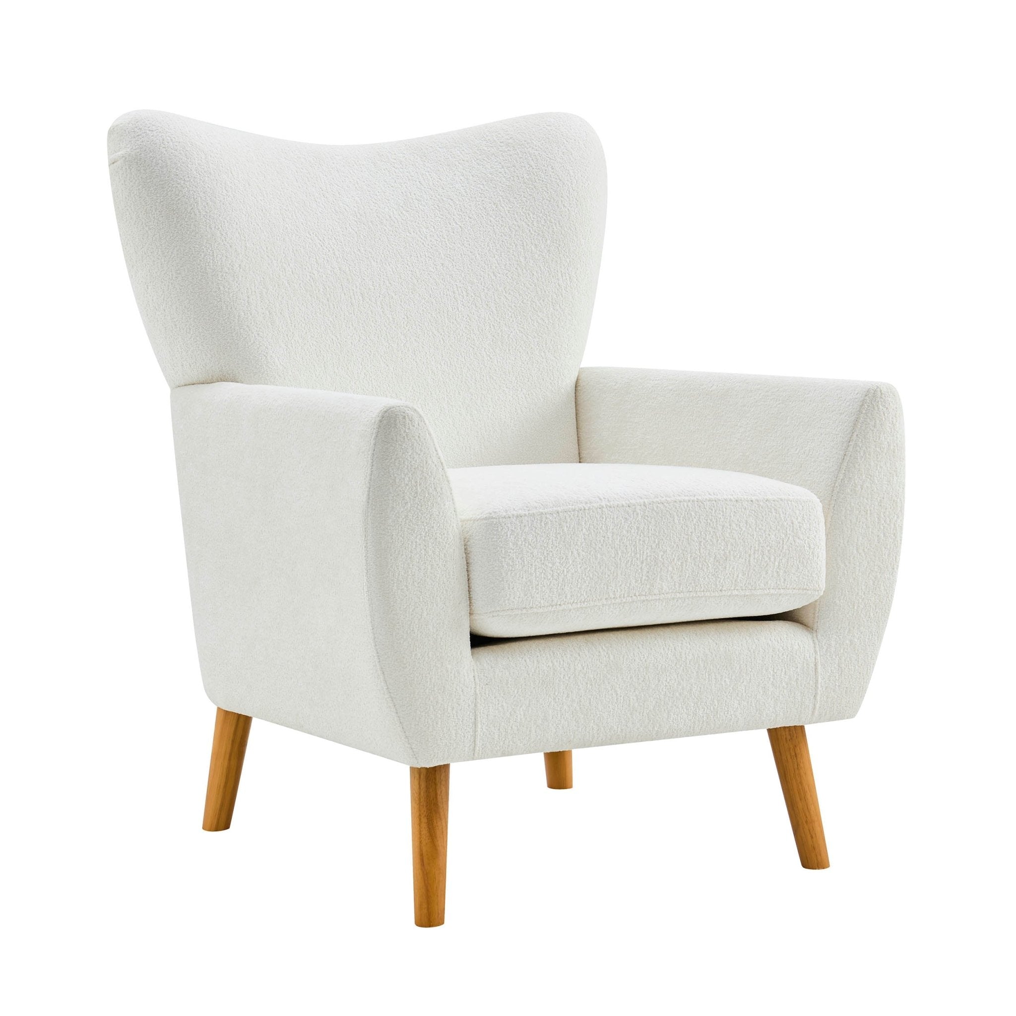 Alia Accent Chair - Chenille Ecru - DUSK