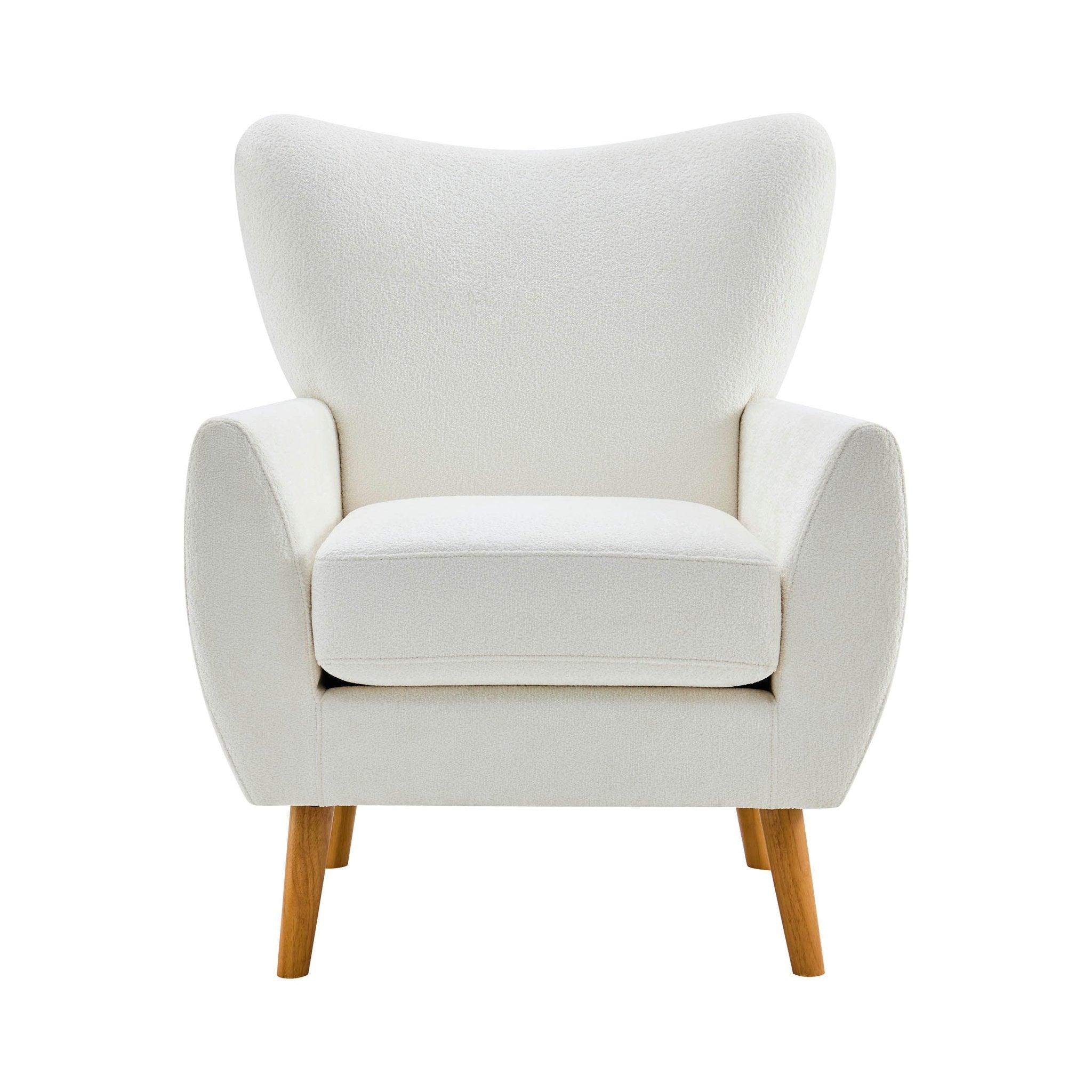 Alia Accent Chair - Chenille Ecru - DUSK