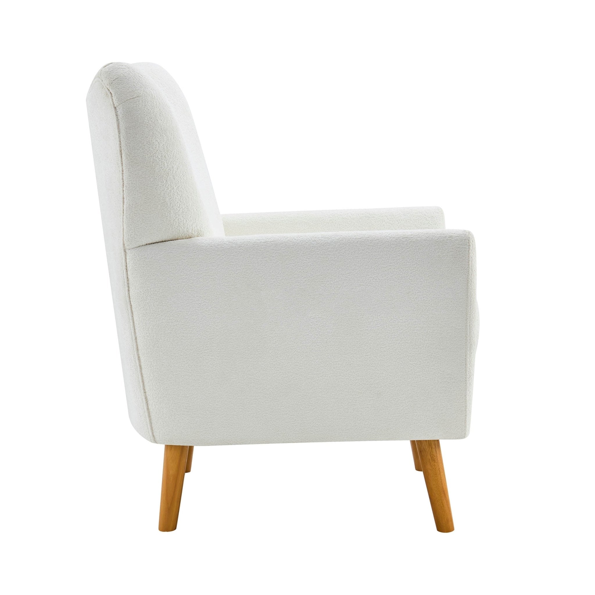 Alia Accent Chair - Chenille Ecru - DUSK