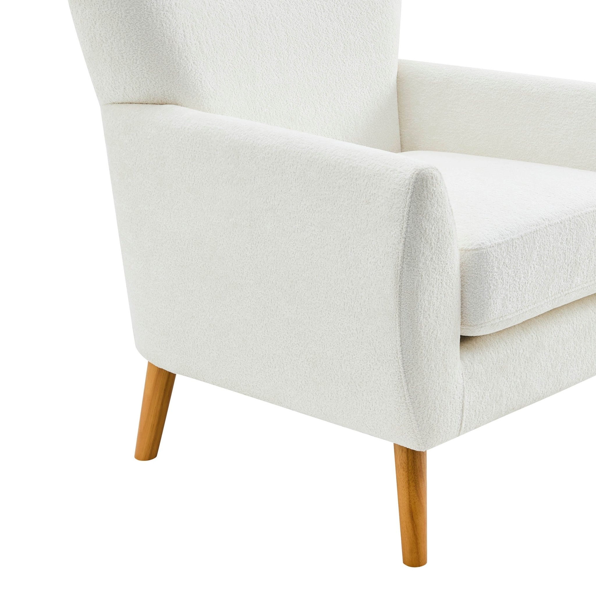 Alia Accent Chair - Chenille Ecru - DUSK