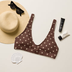 Yeehaw Little Stars Bikini Top - #bktop, #swim, #swimming, #swimmingsuit, #swimmingsuits, #swimsuit, #swimsuits, #swimwear, #westernswimsuit, bikini, bikini set, bikini swim suit, bikini swim wear, brown, little stars, stars, swim suits, swim waer, swim wear, swim wera, swimming suit, swimming suits, swimsui, swimsuts, swimwaer, western, yeehaw swimsuit -  - Baha Ranch Western Wear