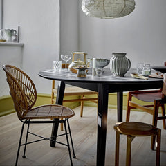 Bloomingville Peron Dining Table - Black 100% Oak