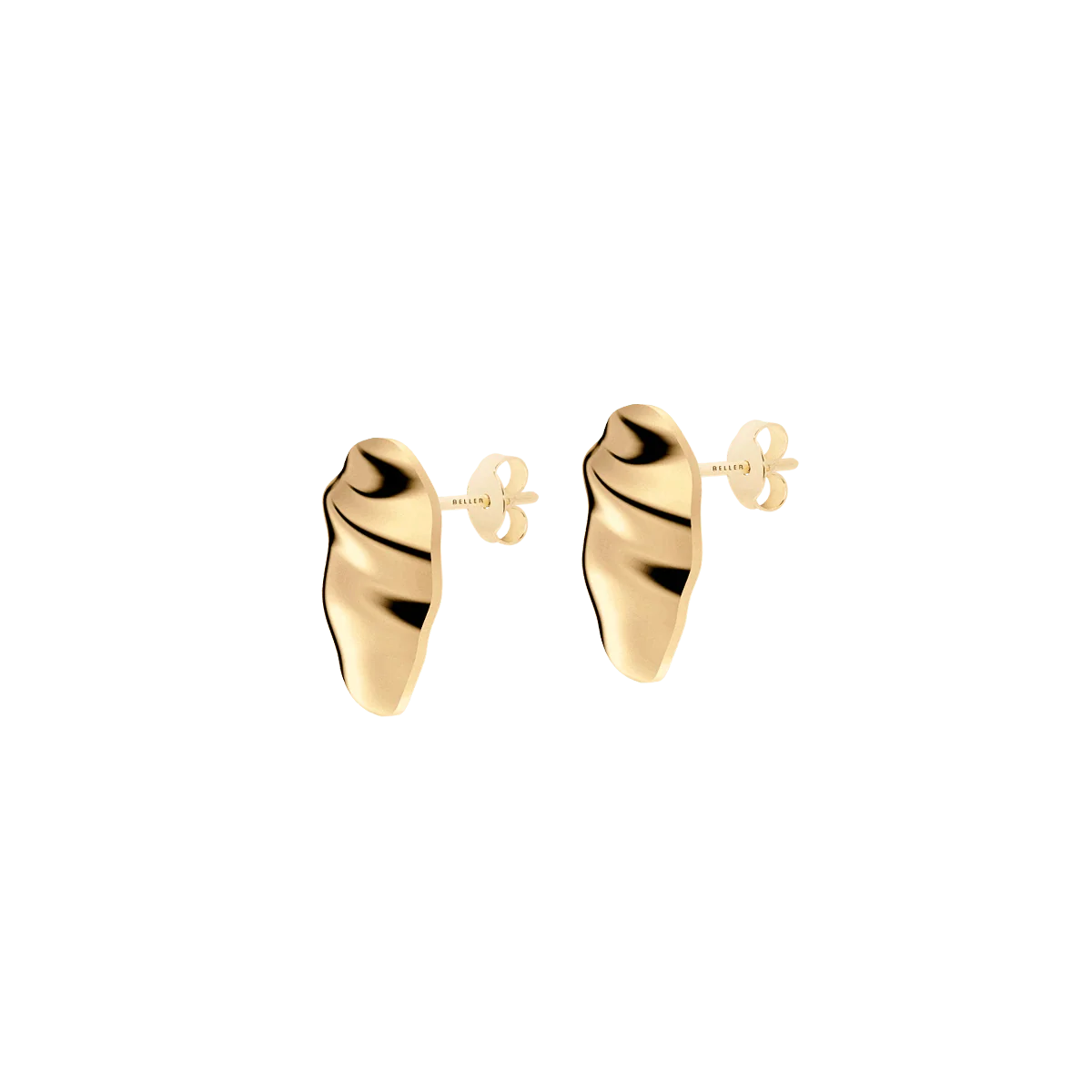 Kolczyki złote Liquid N°4_bizuteria_jubiler_krakow_jubiler_warszawa_atelier_beller_atelier_warszawa_atelier_krakow_bizuteria_personalizowana.