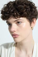 złote kolczyki Liquid Atelier Beller Warszawa Mokotowska