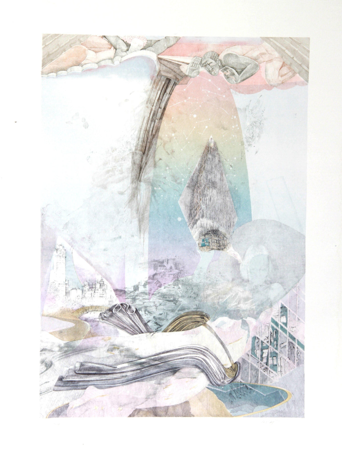 Firmament Above Lithograph | Anton 'Toni' Krajnc,{{product.type}}
