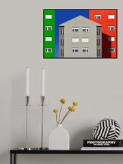 colorful street 2 Poster och Canvastavla