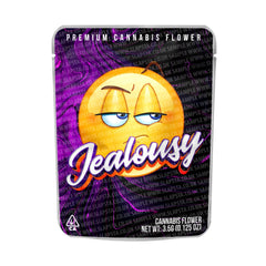 Jealousy Mylar Pouches Pre-Labeled - 3.5g (1/8oz) / No / 16pcs