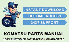 Komatsu Hydraulic Excavator PC350LC-8 (ENG) Parts Manual INSTANT DOWNLOAD SN K50001-UP 