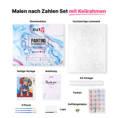 Malen nach Zahlen - DER WEIHNACHTSENGEL II